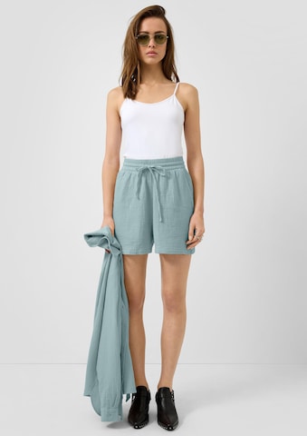 Regular Pantalon QS en bleu