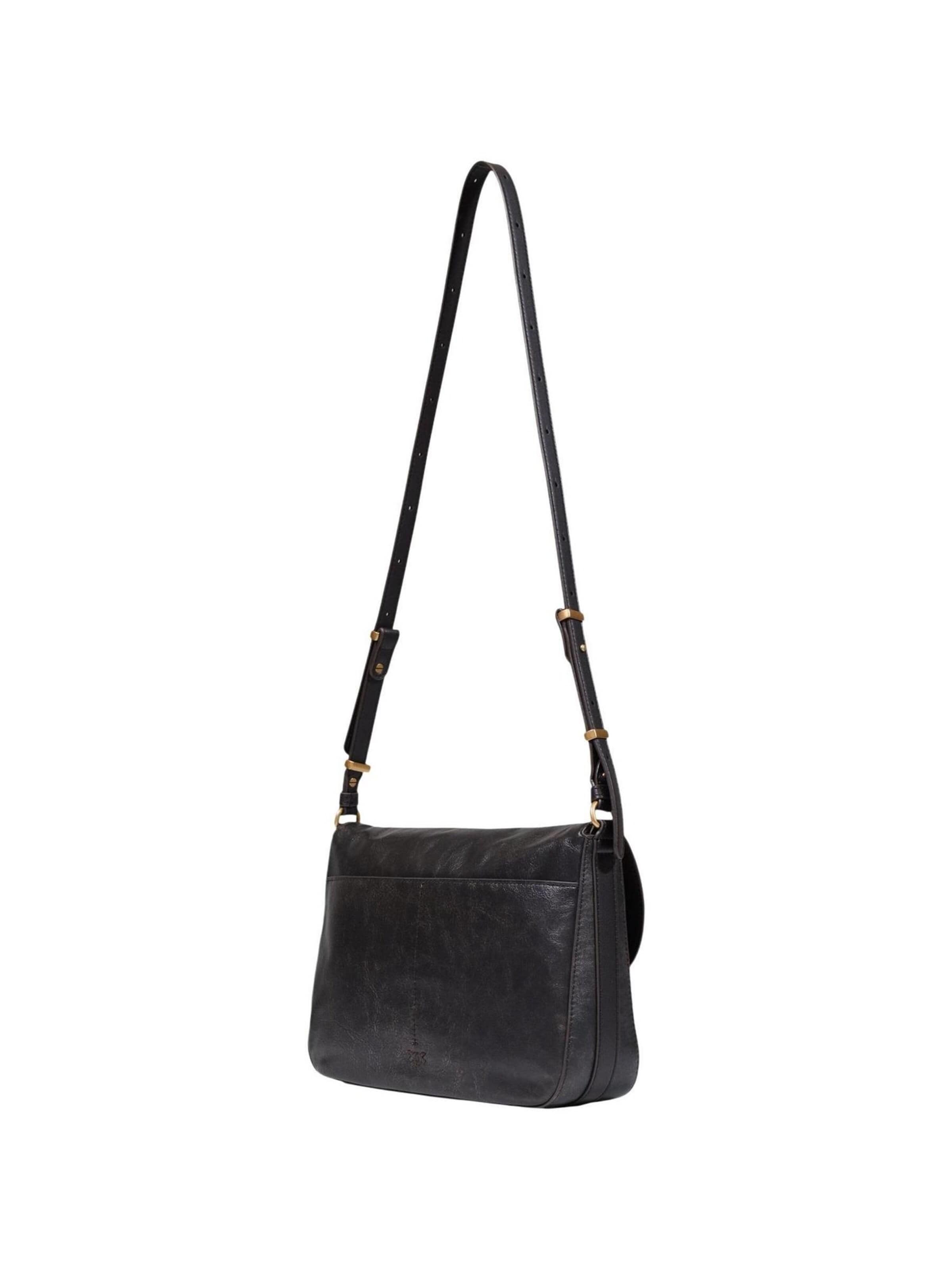 Borsa a spalla 'LOVE SATCHEL' di PINKO in marrone
