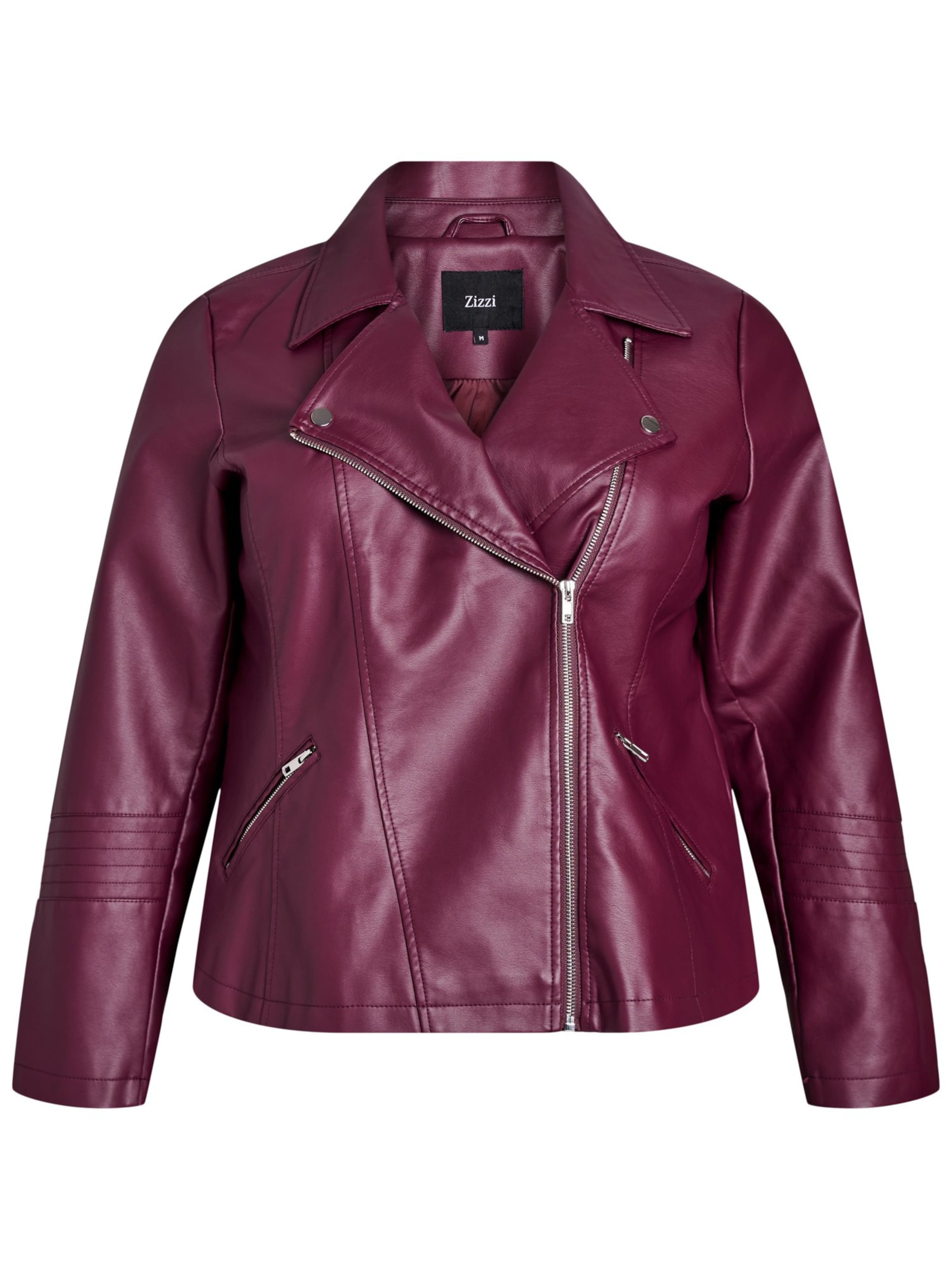 Zizzi Jacke 'Zoe' in Rot: Vorderseite