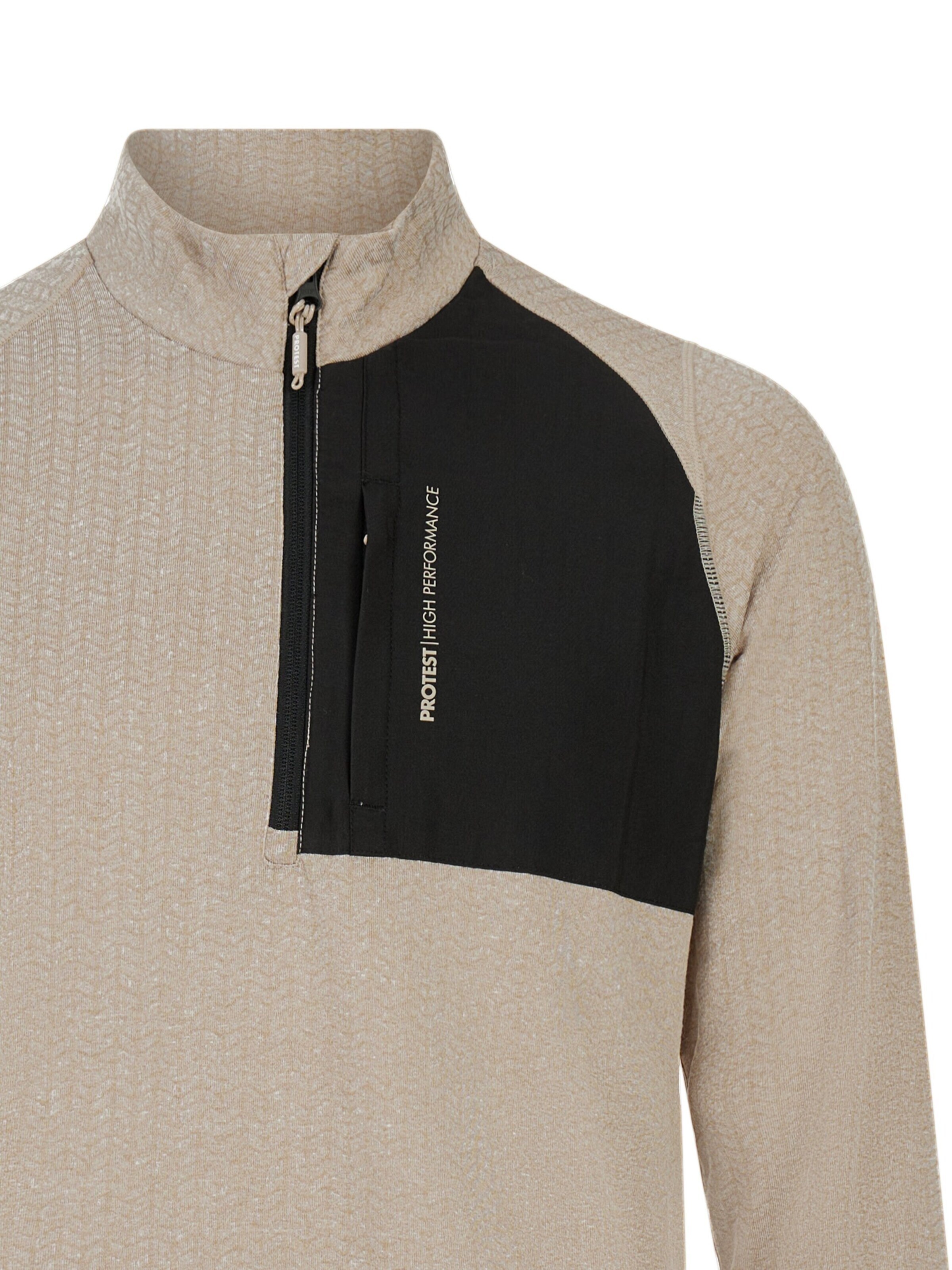 PROTEST Athletic Sweatshirt 'PRTCatcher' in Brown