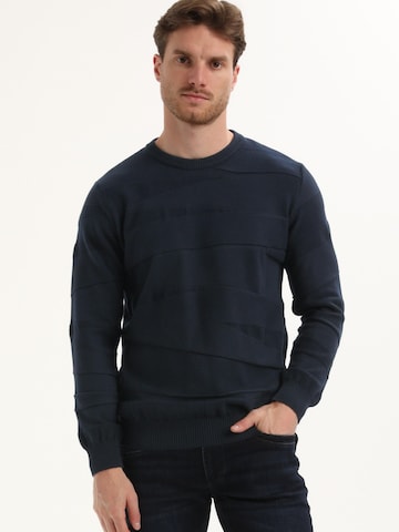 Gabbiano Sweater in Blue: front