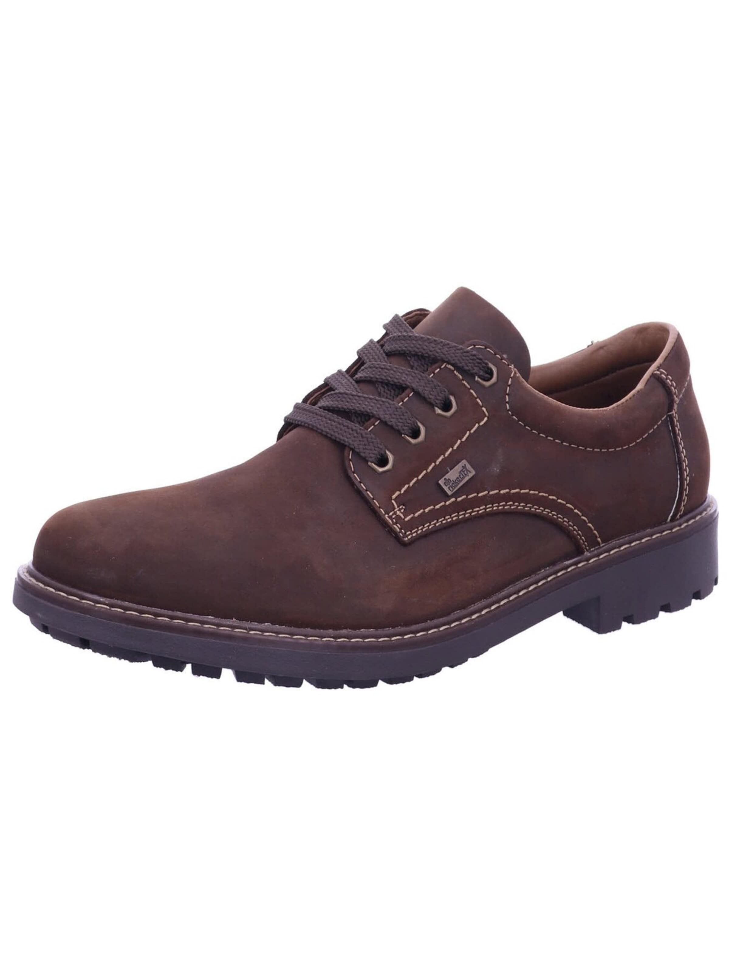 Rieker Veterschoen 'Schnürschuh Herren B4610 22 Echtleder in braun' in Bruin: voorkant