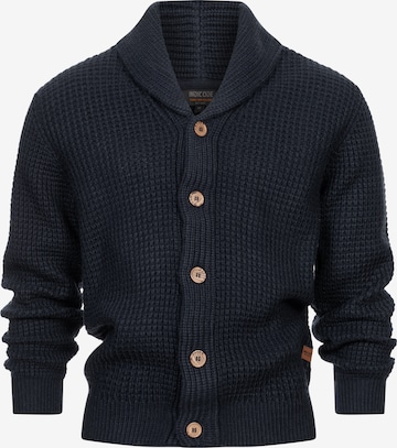 INDICODE JEANS Gebreid vest ' Brandox ' in Blauw: voorkant