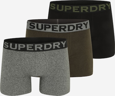 Superdry Boxershorts in navy / graumeliert / oliv, Produktansicht