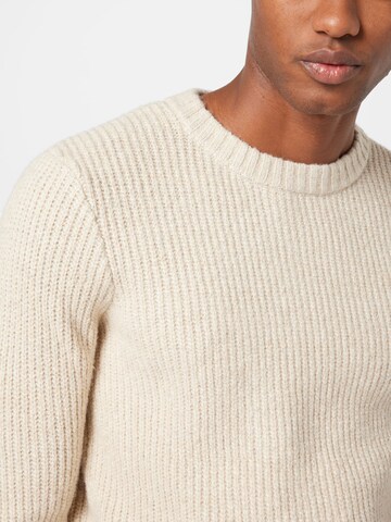 TOM TAILOR Pullover in Beige