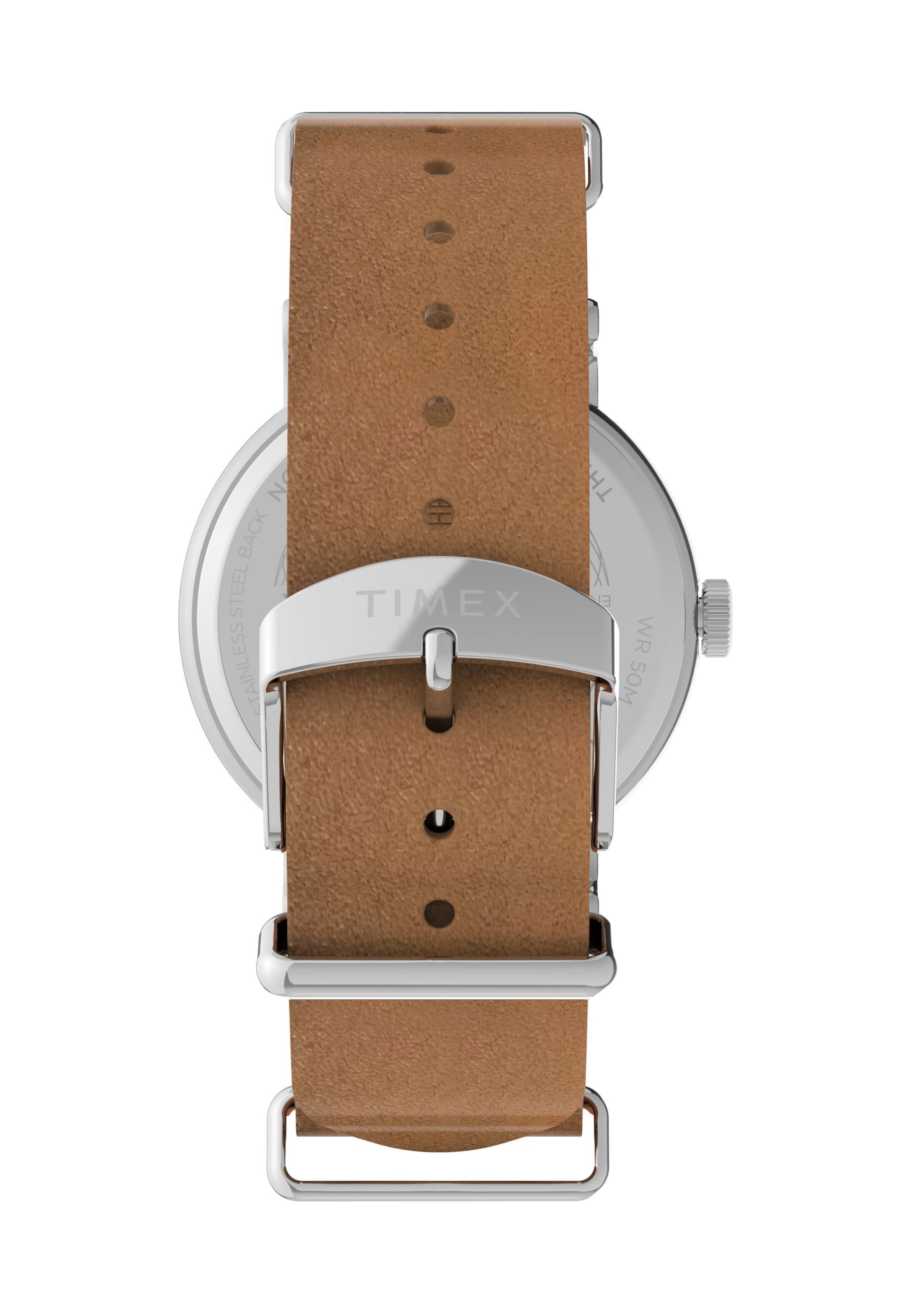 TIMEX Quartz Analog Watch ' Weekender ' in Braun