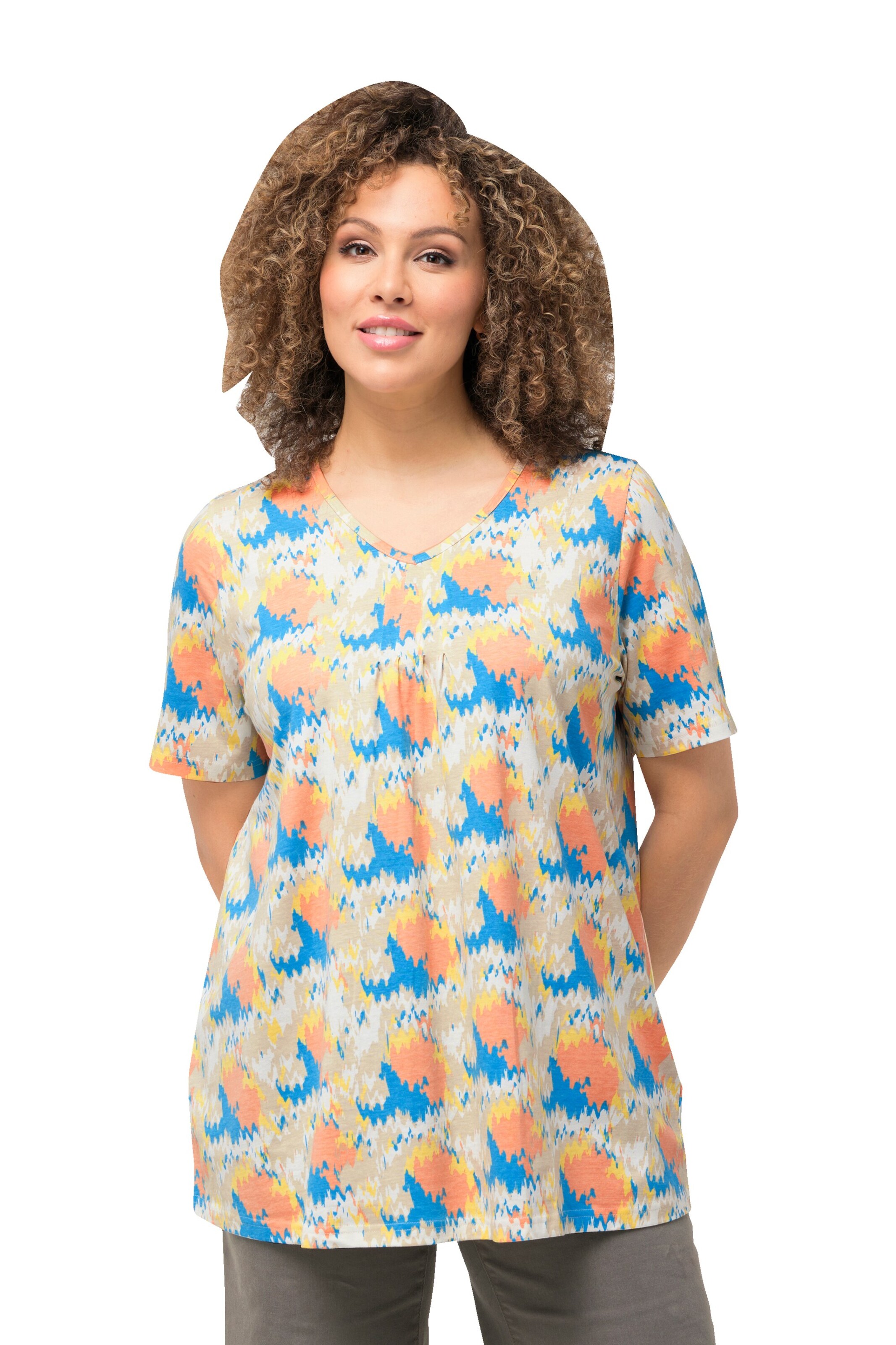 Ulla Popken Shirt in Beige: front