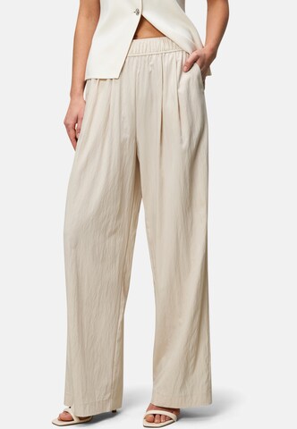 zero Wide leg Pants in Beige: front