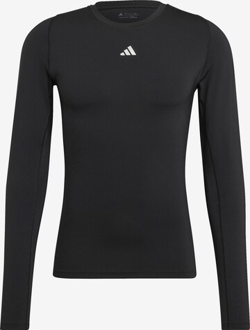 ADIDAS PERFORMANCE Functioneel shirt in Zwart: voorkant