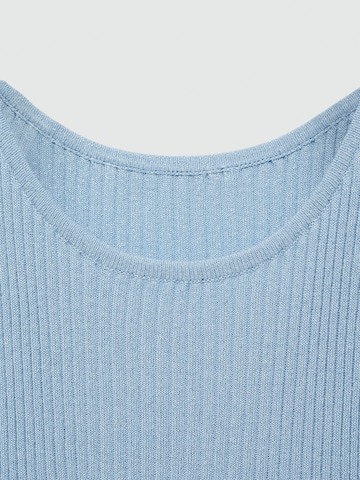 Tops en tricot 'LULA' MANGO en bleu