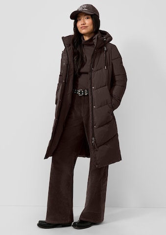 QS Winter coat in Brown: front