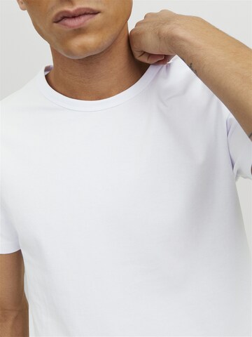 JACK & JONES T-Shirt 'JJO-Neck' in Weiß