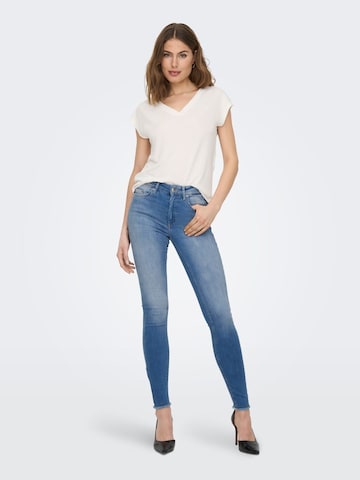 ONLY Skinny Jeans 'Blush' in Blau