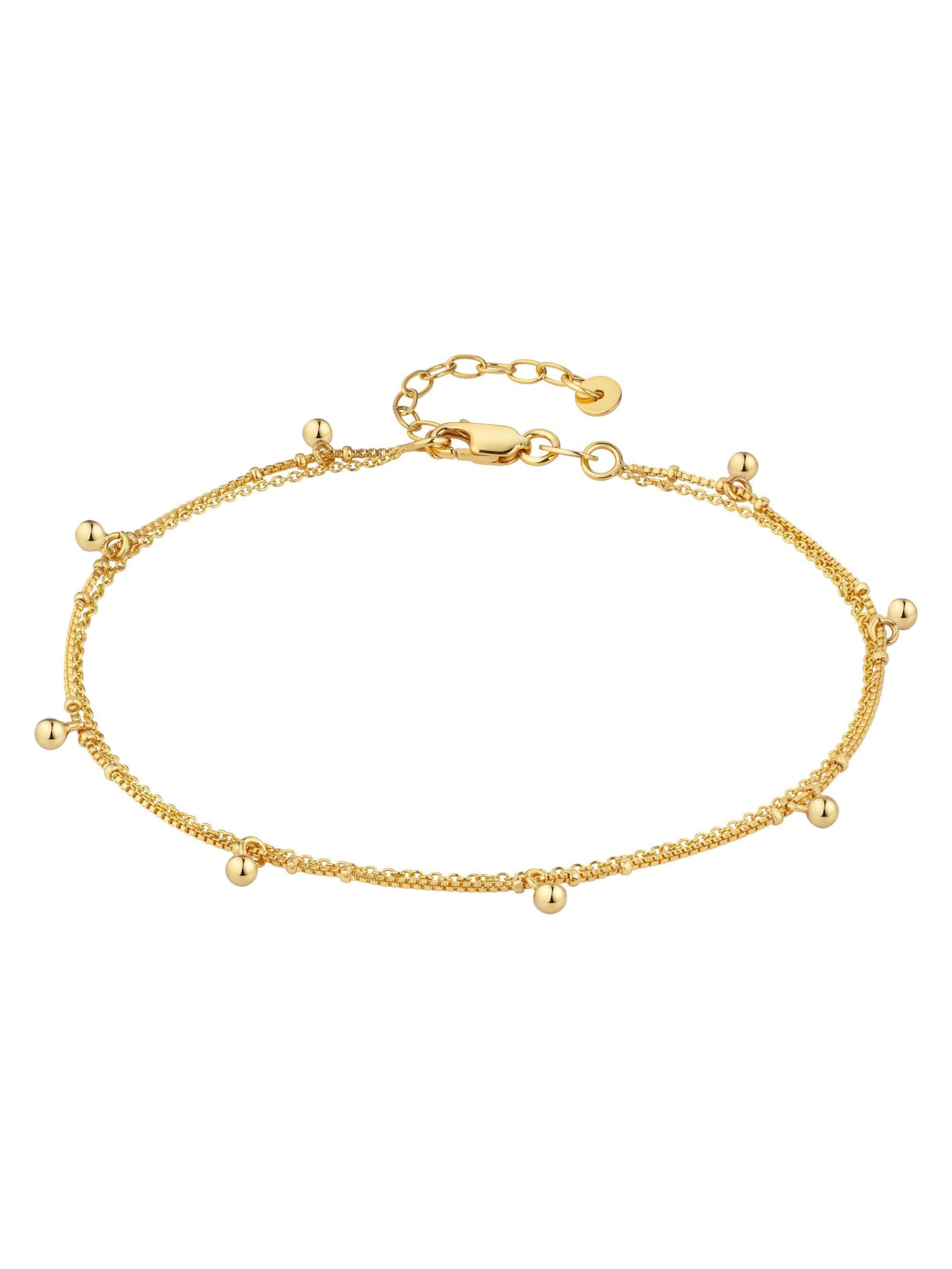 Bijoux de pied caï en jaune : devant