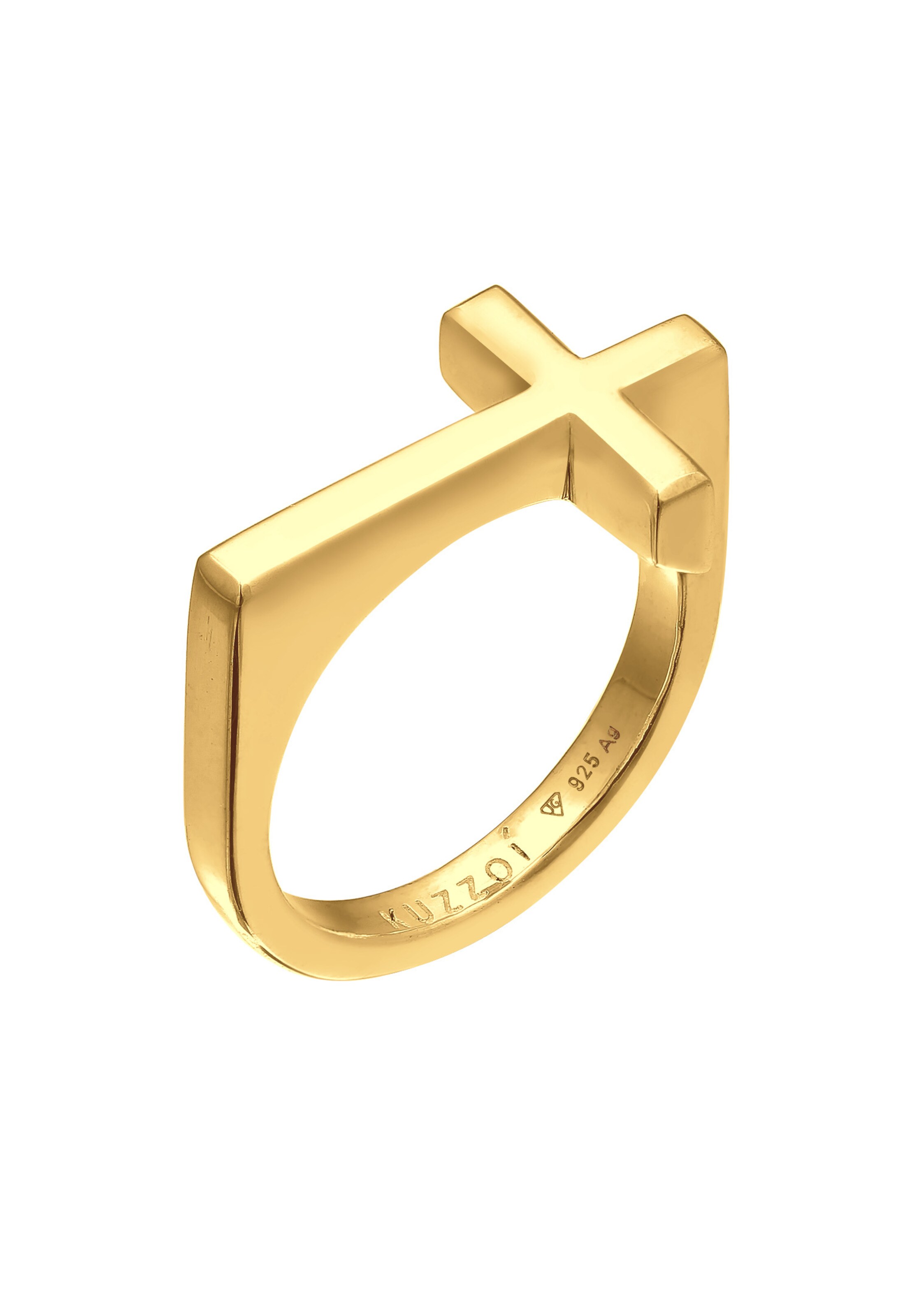 KUZZOI Ring in Gold: Vorderseite