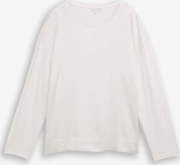 TOM TAILOR Shirt in Wit: voorkant