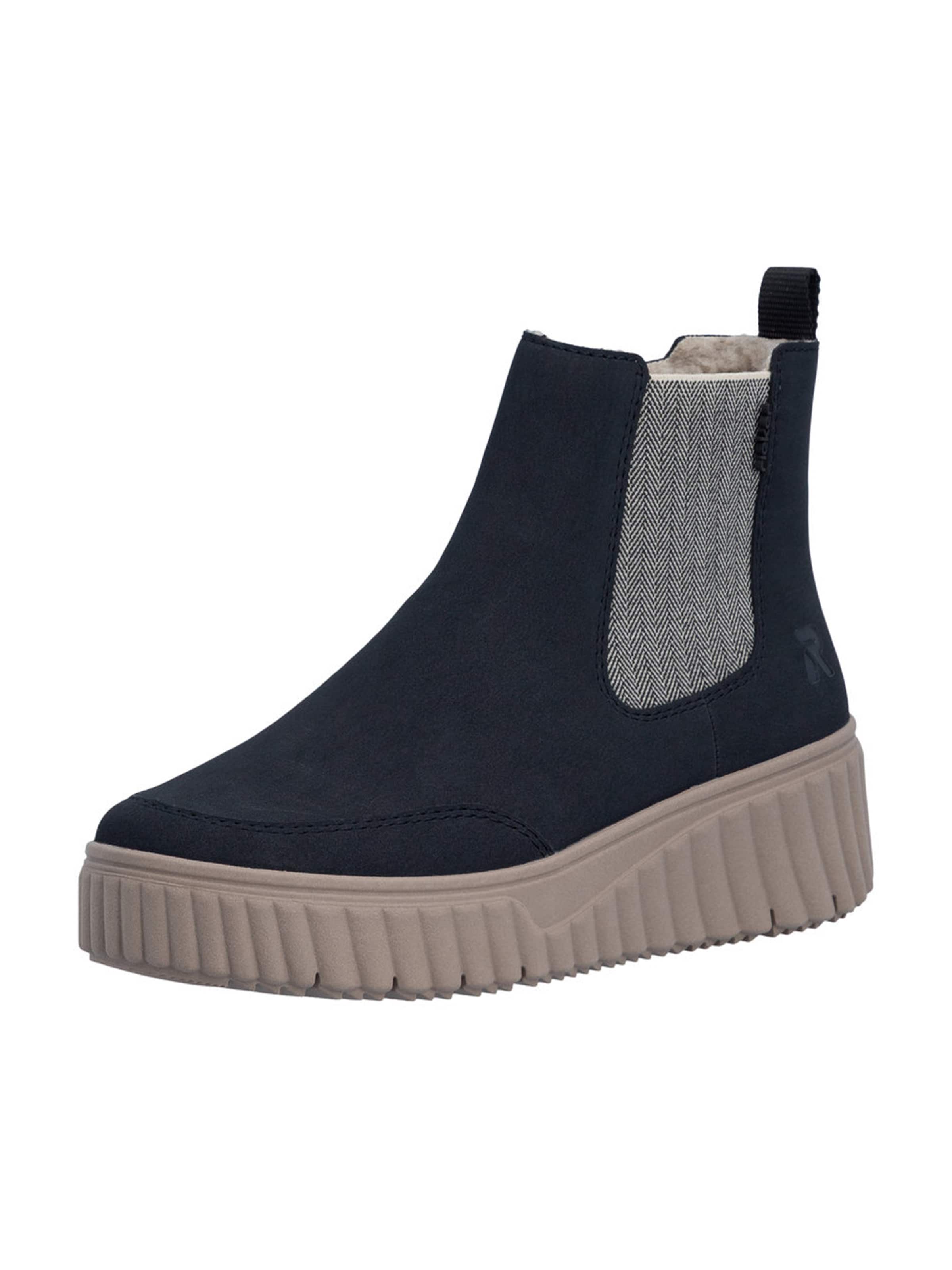 Rieker Bootie in Blue: front