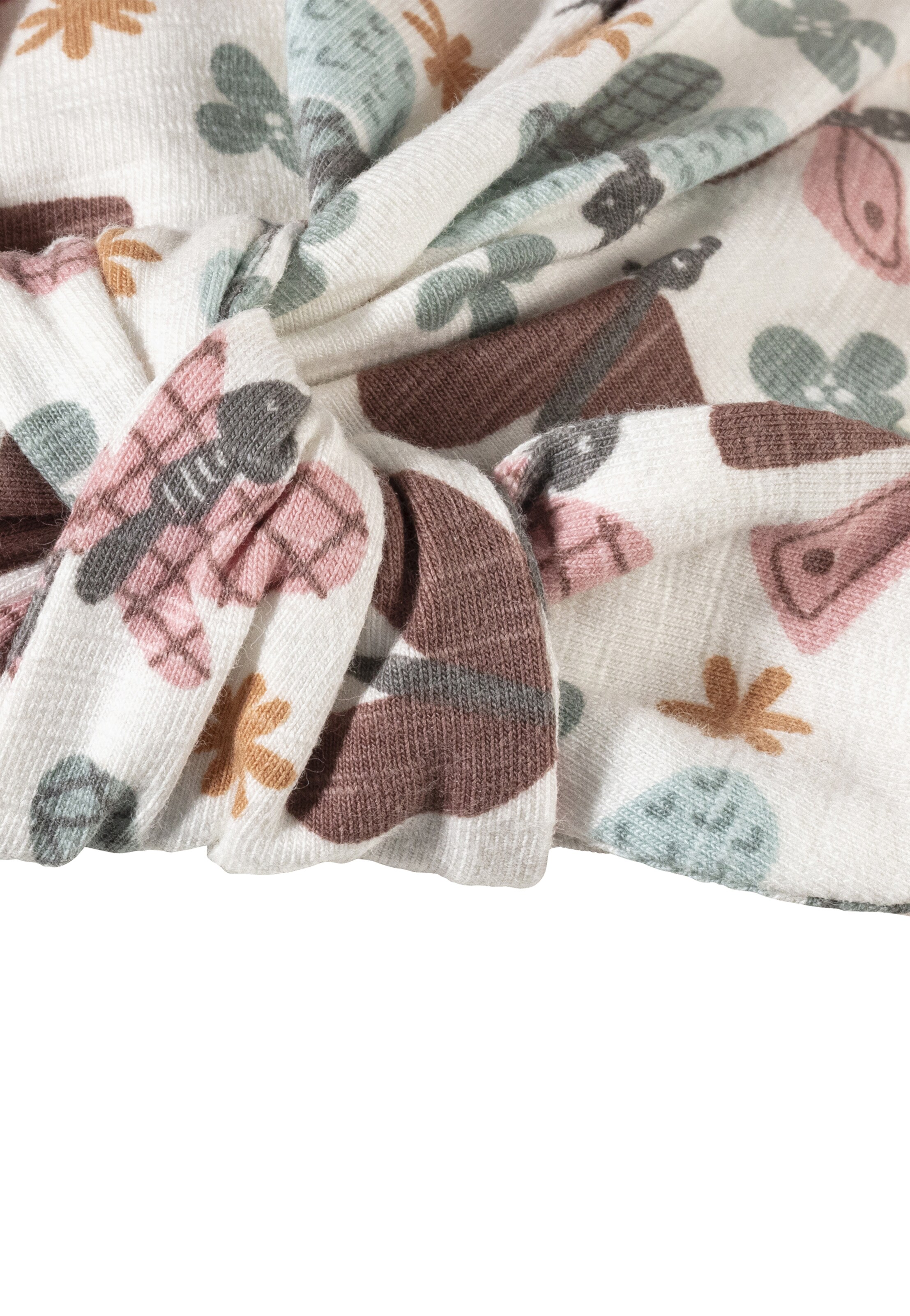 STERNTALER Beanie 'Schmetterlinge' in White