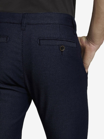 TOM TAILOR Slimfit Chino kalhoty 'Travis' – modrá