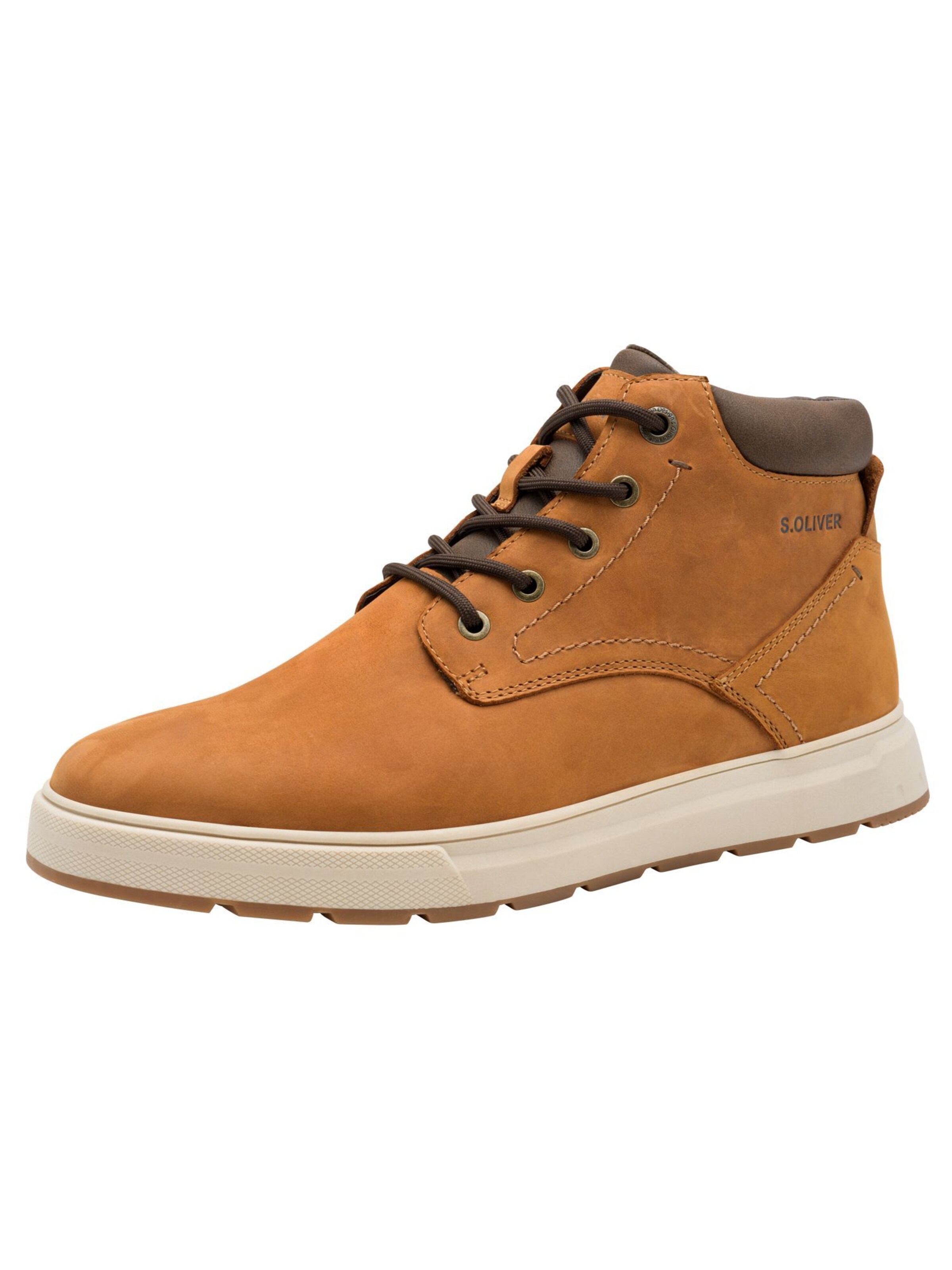 s.Oliver Lace-Up Boots in Brown: front