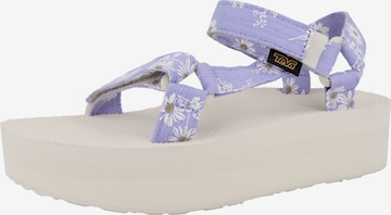 TEVA Strap Sandals in Purple: front