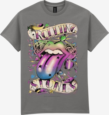 T-Shirt 'Tattoo You Rainbow' THE ROLLING STONES en gris : devant