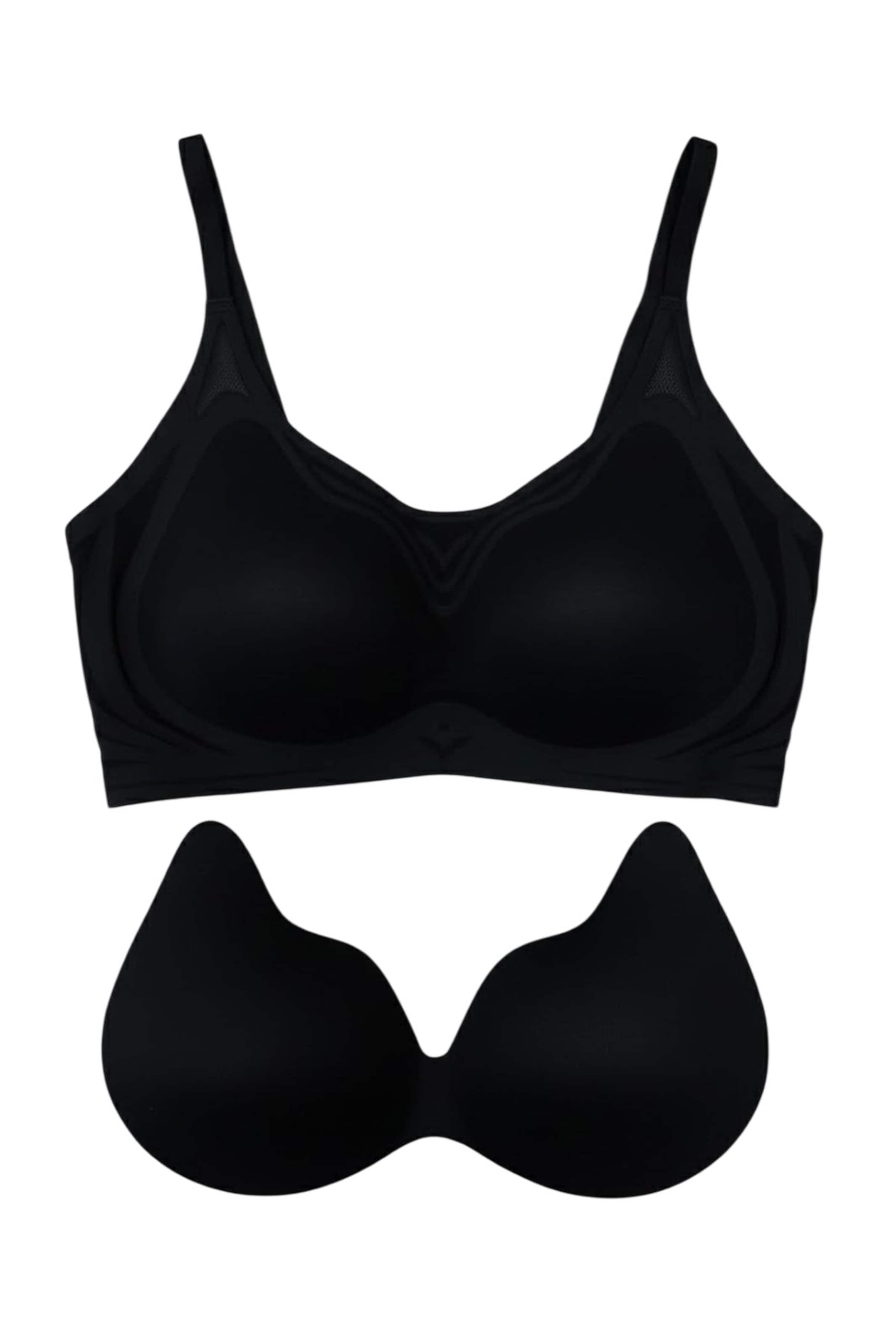 Invisible Soutien-gorge C&City en noir : devant