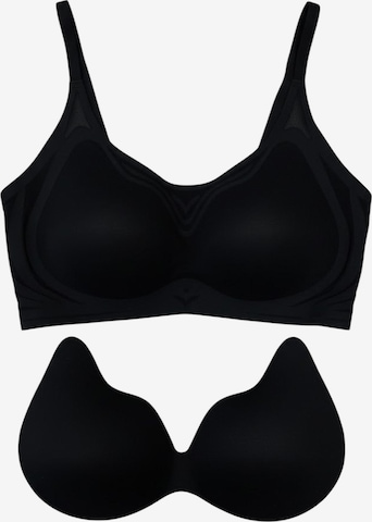 Soutien-gorge C&City en noir : devant