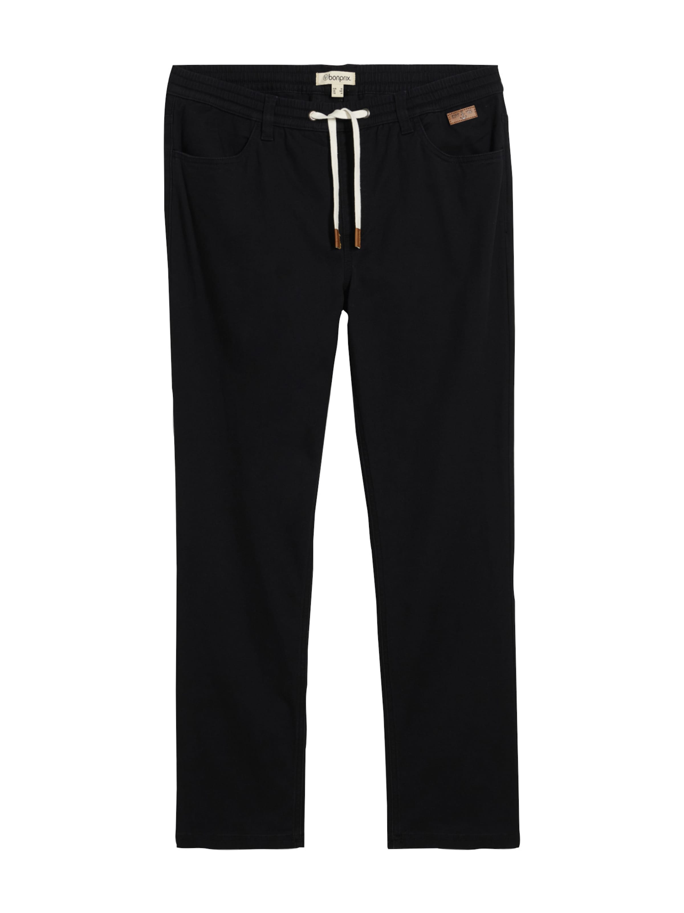 Regular Pantalon bonprix en noir : devant