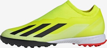 ADIDAS PERFORMANCE Soccer Cleats ' X Crazyfast League ' in Yellow: front