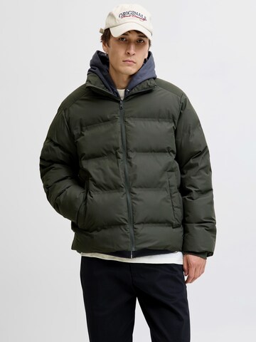 Veste d’hiver 'JJESOHO' JACK & JONES en vert : devant
