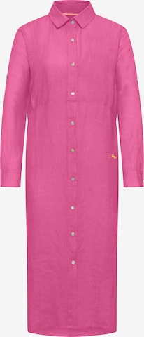 Frieda & Freddies NY Shirt Dress in Pink: front