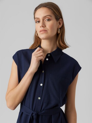 Rochie tip bluză 'VMMYMILO' de la VERO MODA pe albastru