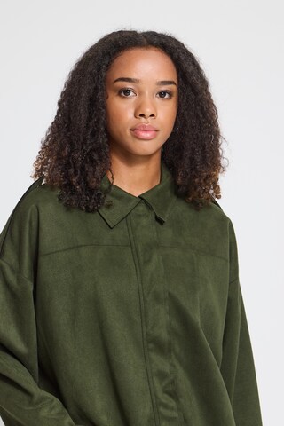 ICHI Between-season jacket in Green