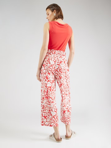 COMMA Loose fit Trousers in Red