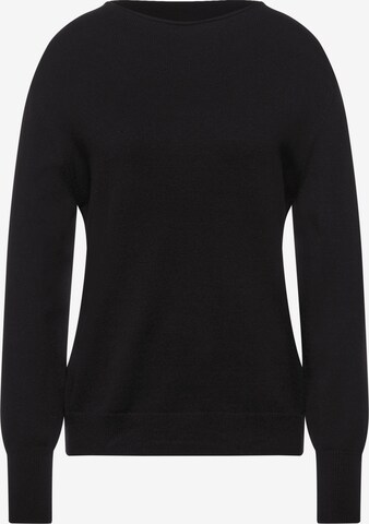 STREET ONE Sweater in Black: front
