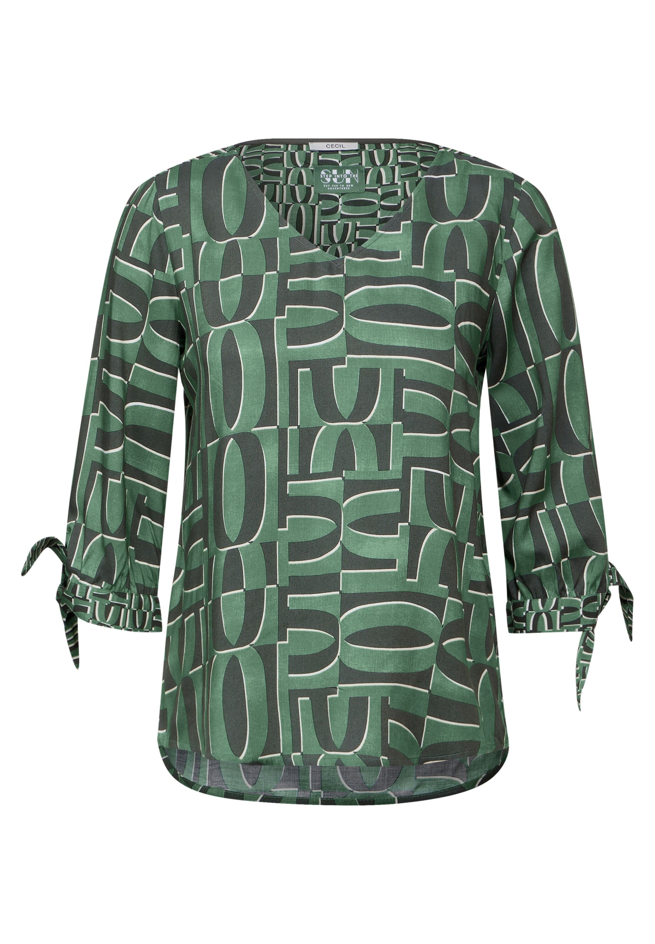 CECIL Bluse in Grün: Vorderseite