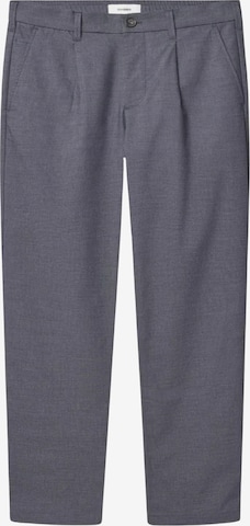 GABBA Pleat-Front Pants 'Napoli' in Blue: front