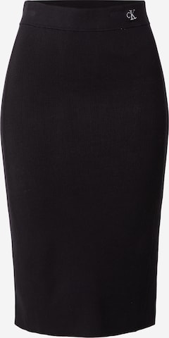 Calvin Klein Jeans Sukně – černá: přední strana