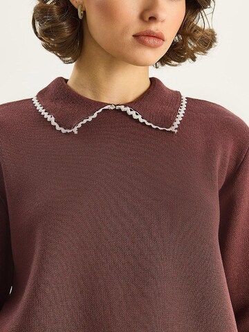 Bianco Lucci Sweater 'Pullover' in Purple