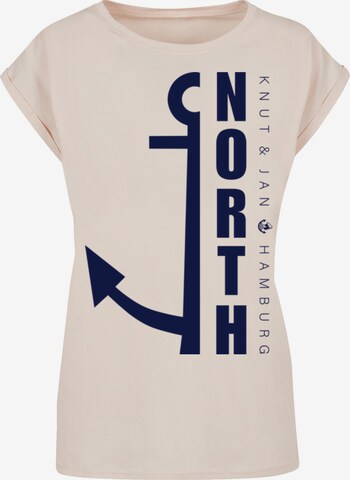 F4NT4STIC Shirt 'North Anker' in Beige: predná strana