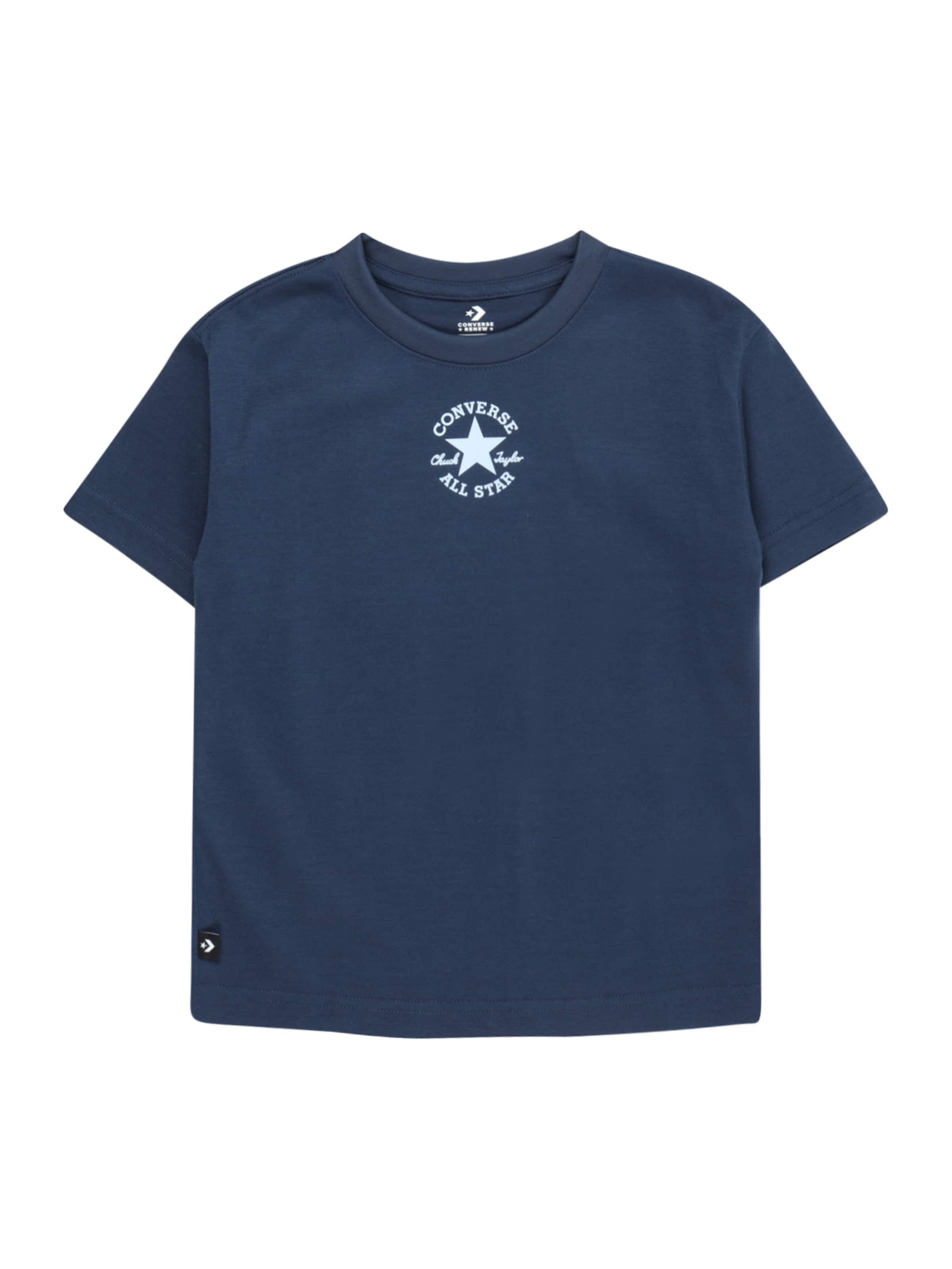 CONVERSE T-shirt i blå: framsida