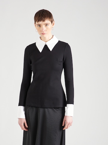 Karen Millen Shirt in Zwart: voorkant