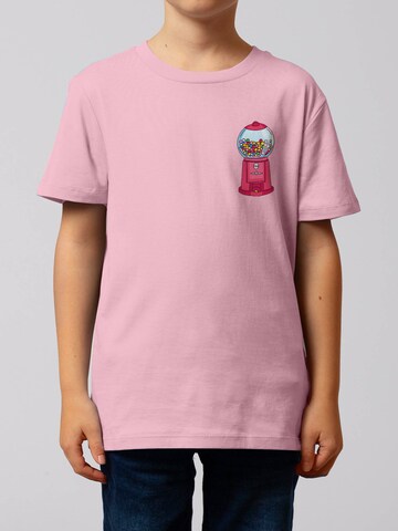 watabout.kids Shirt 'Kaugummiautomat' in Pink
