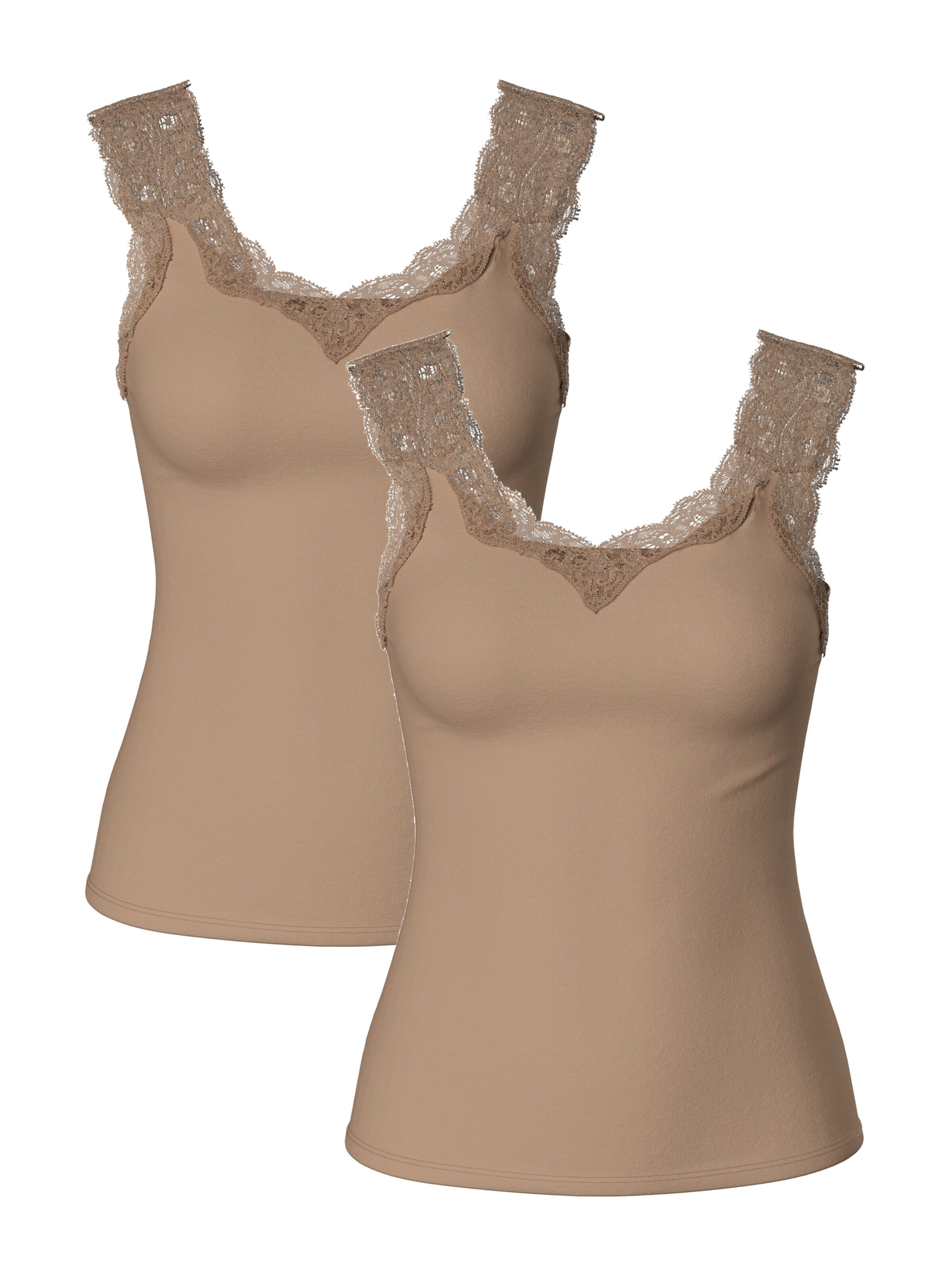 PIECES Top 'PCBARBERA' in Taupe, Item view