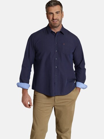 Charles Colby Regular Fit Hemd in Blau: predná strana