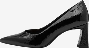 Tamaris Czółenka 'Pumps mit Absatz zum Hineinschlüpfen' w kolorze czarny: przód