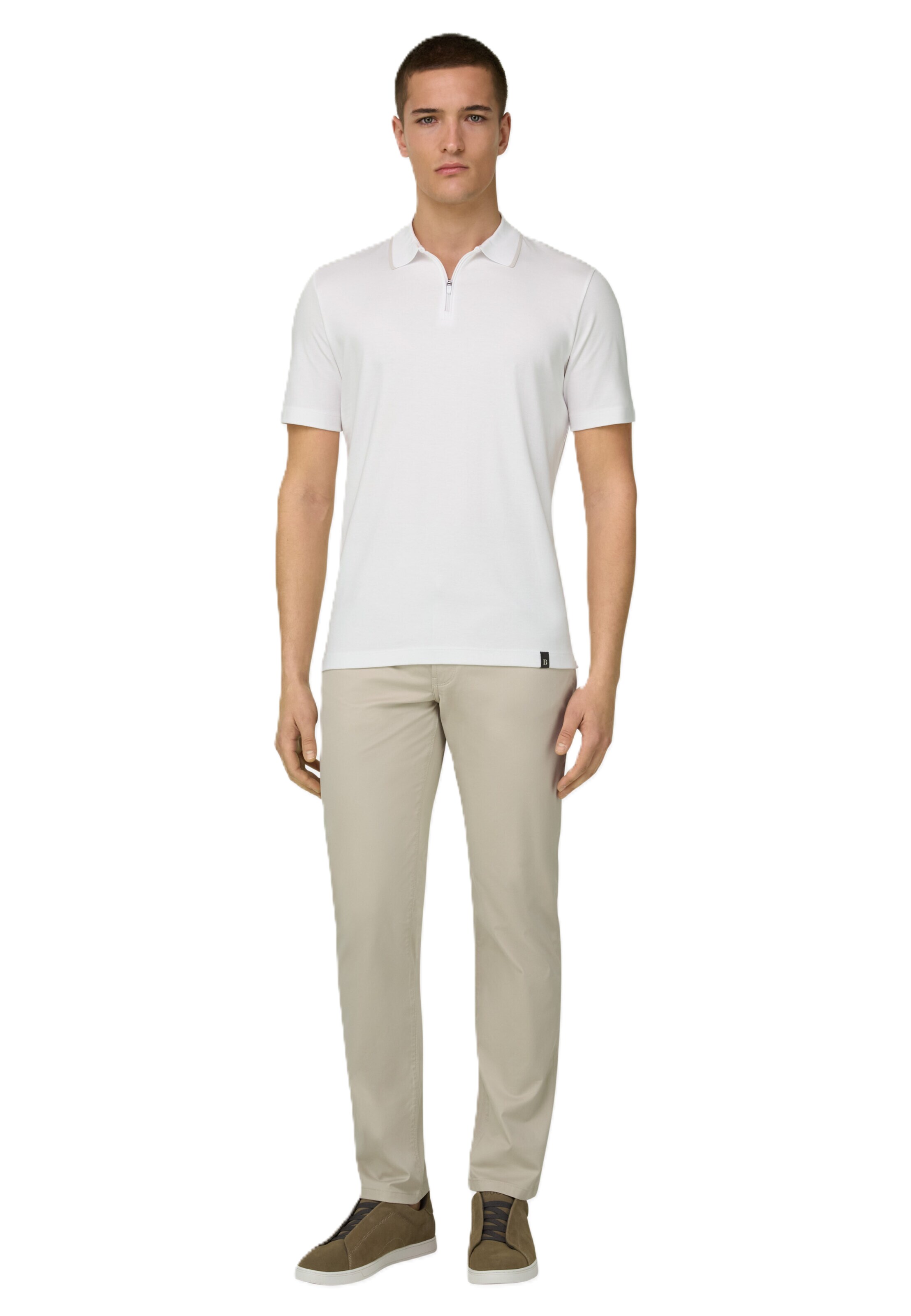 Boggi Milano Shirt 'Pima Interlock' in White