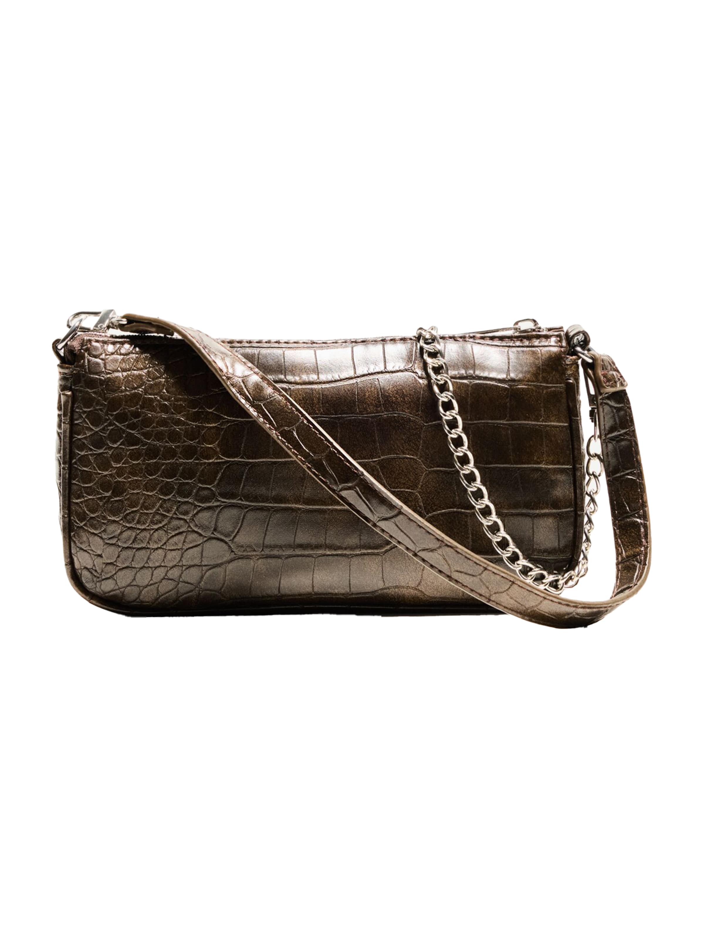 Bershka Shoulder bag in Chocolate, Item view