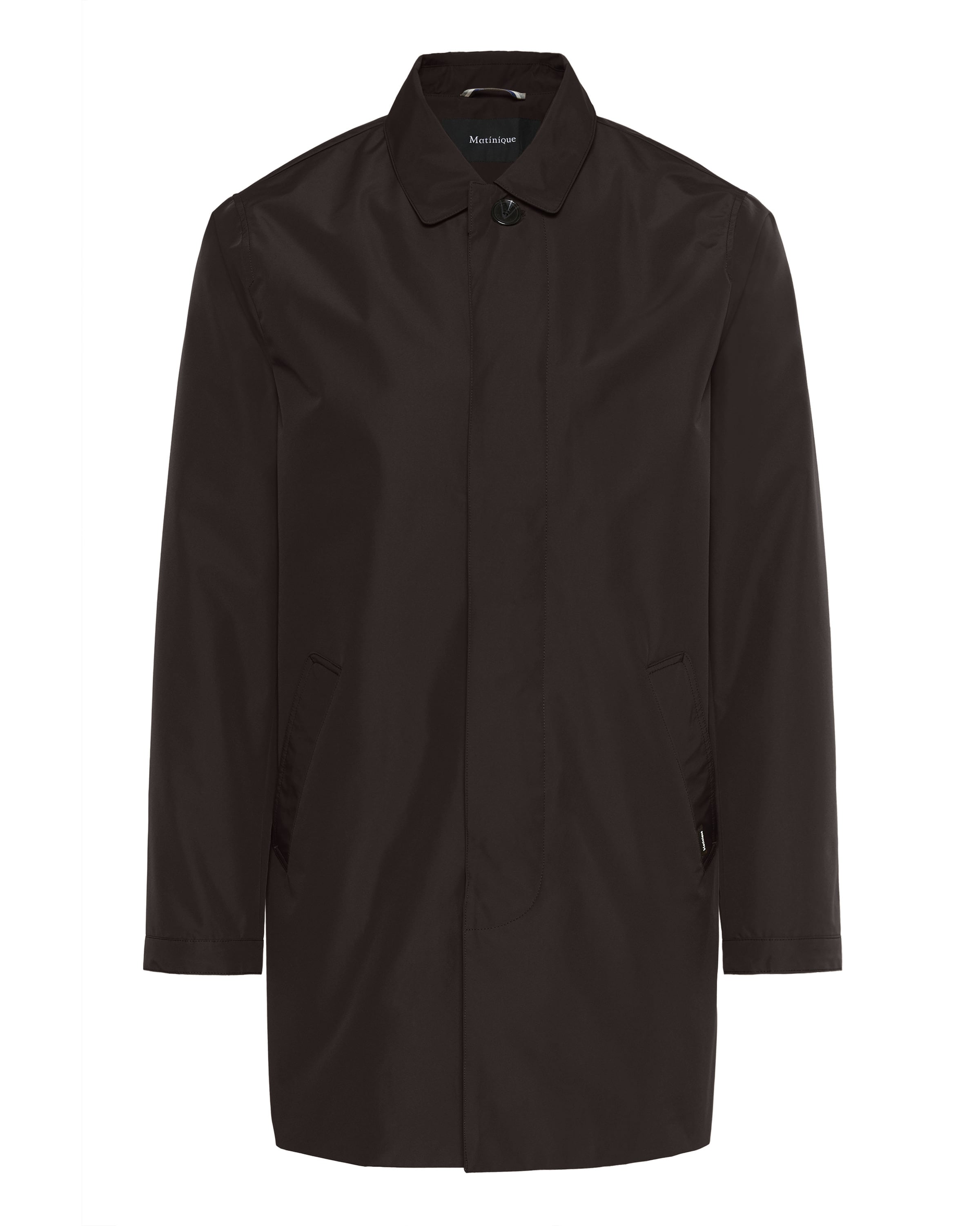 Matinique Regular Fit Overgangsfrakke 'Mac Miles' i brun: forside